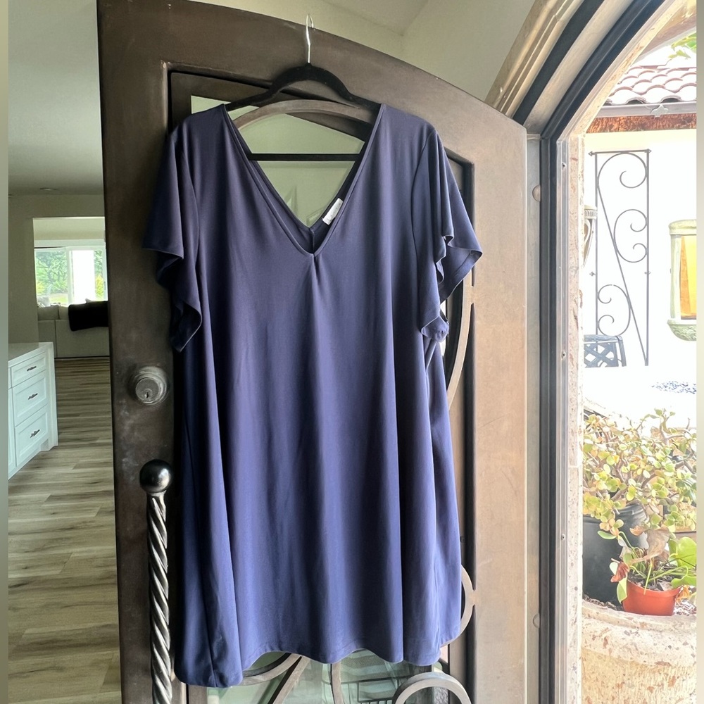 Navy Blue Leith Mini Dress